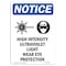 Signmission Sign, 10" H, Rigid Plastic, High Intensity Ultraviolet Sign With Symbol, Portrait, V-13471 OS-NS-P-710-V-13471 - alternate 1